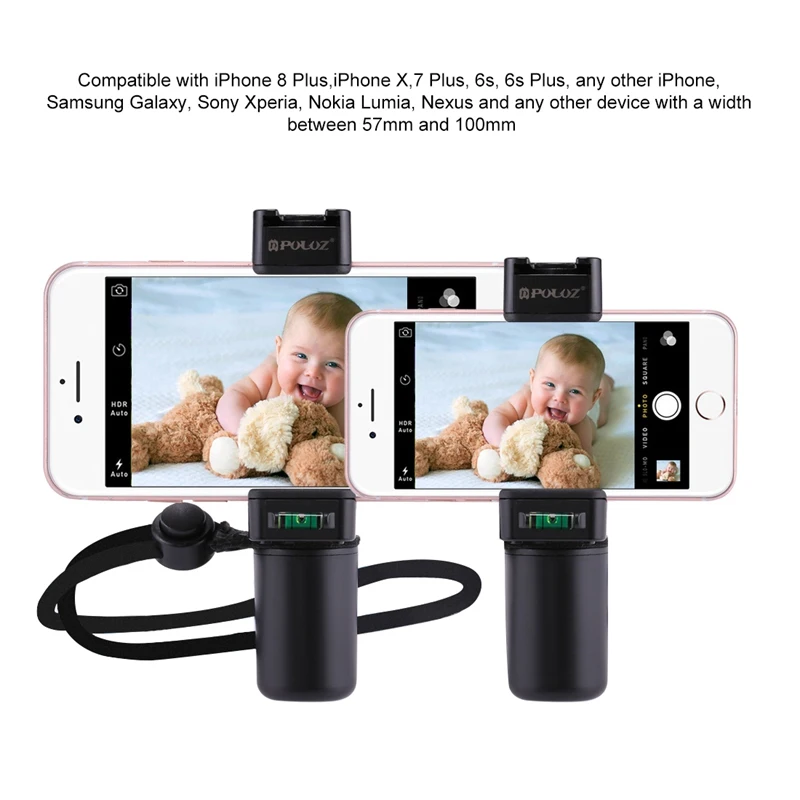 Handheld Grip Stabilizer Tripod Adapter Mount with Cold Shoe Base Wrist