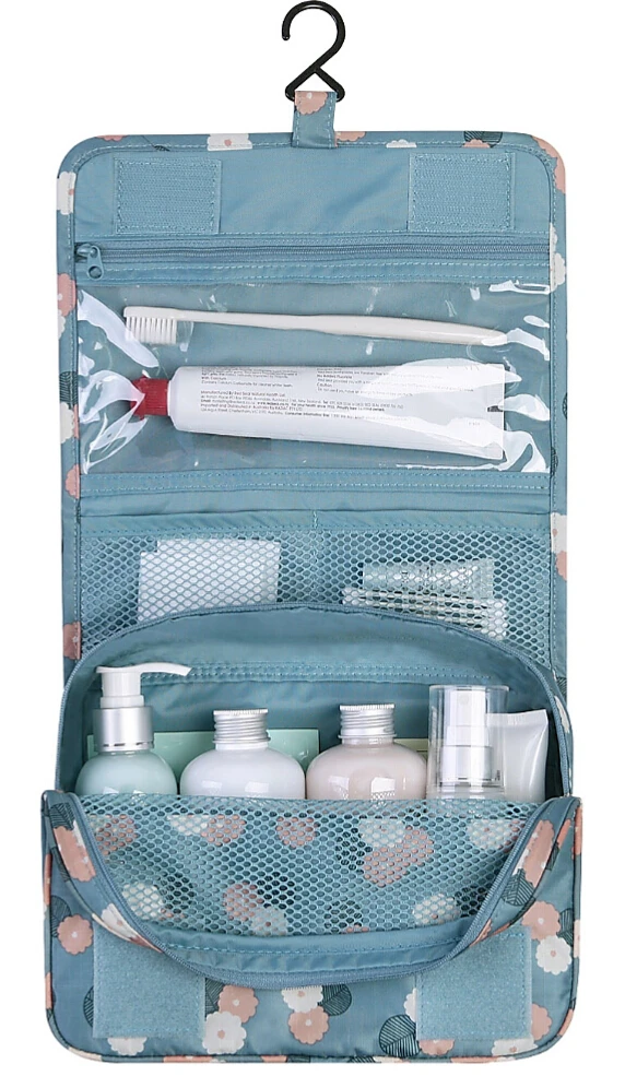 Cosmetic Bag Toiletries Storage Bag Hanging Toothbrush Pouch Luggage