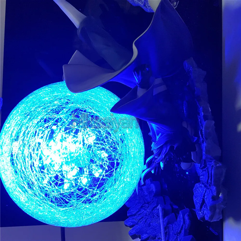 Наруто фигурка Минато против Obito Rasengan сцена DIY светодиодный ночной Светильник фигурка Наруто Shippuden Uchiha Obito модель подарок для детей