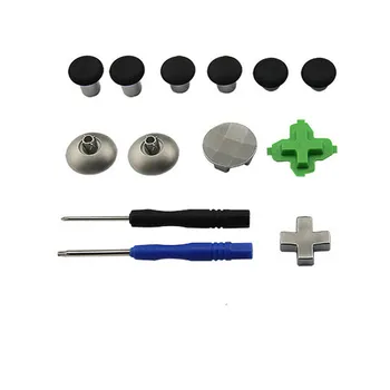 

Wireless Controller Replacement Parts full set 11pcs Magnetic Thumbsticks Buttons Kit For XBox One Elite or PS4 Joystick