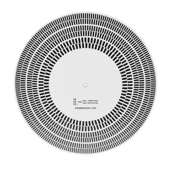 

Tachometer Calibration Strobe Disc Stroboscope Mat 33 45 78 RPM for LP Vinyl Record Turntable Phono