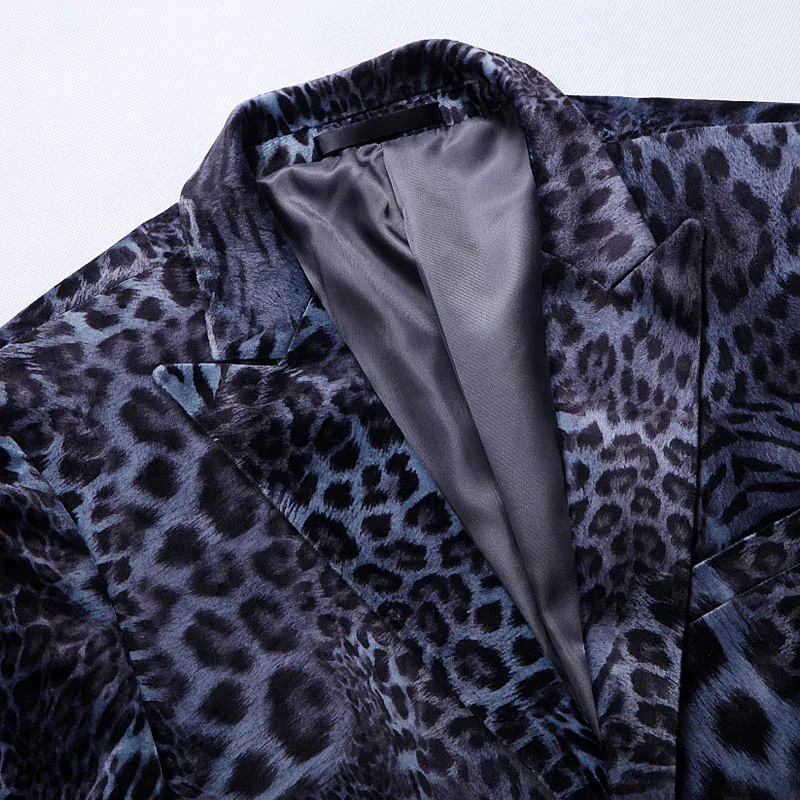 PAULKONTE 2019 New Leopard Print Mostly Male Blazer Suit Top High Quality Nightclub Party Wedding Slim Fit Man's Jacket PAULKONTE 2019 New Leopard Print Mostly Male Blazer Suit Top High Quality Nightclub Party Wedding Slim Fit Man's Jacket