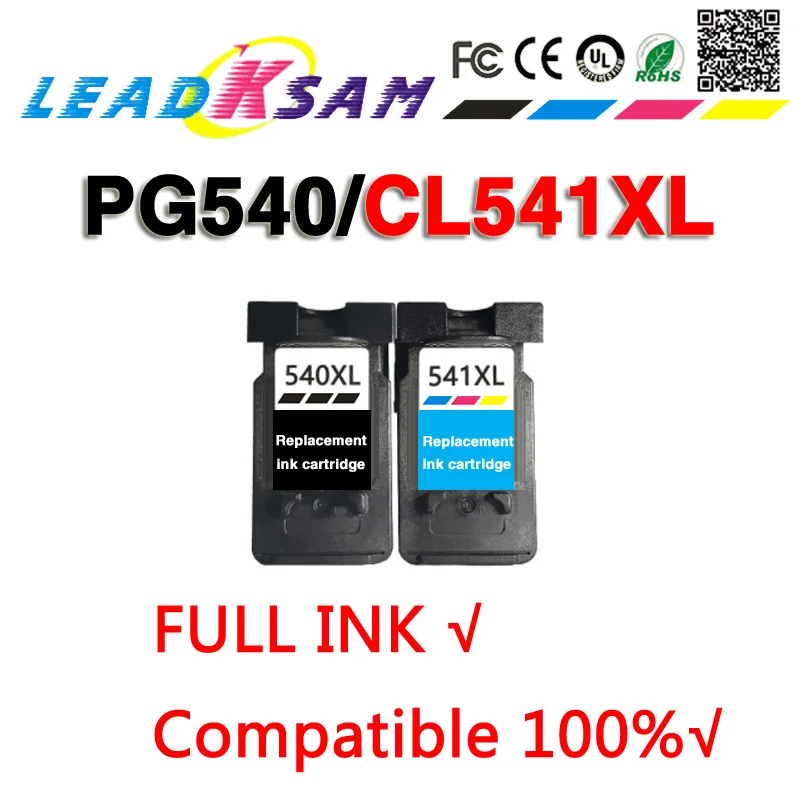 Картридж PG540XL CL541XL PG-540 CL-541 для принтера PG540 CL541 pg 540 Pixma MG4250 MG3250 MG3255 MG3550 MG4100 MG4150 |