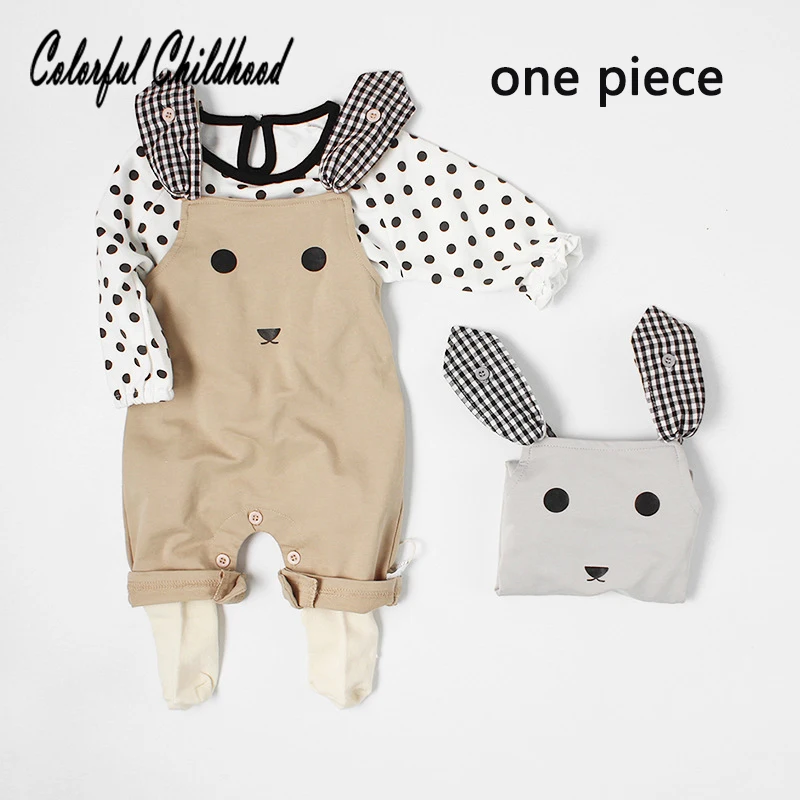 

Newborn Baby Girl Boy Clothing Spring Autumn Cotton Europe and the United States Fashion Infant Romper Bib Pant Toddler Jumpsuit