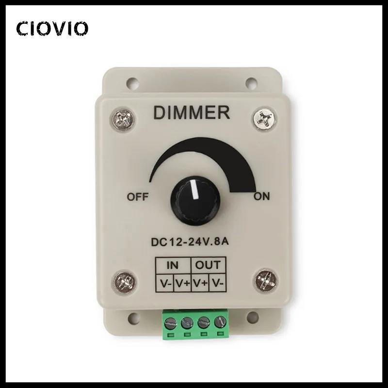 

2PCS Voltage Regulator DC-DC Voltage Stabilizer 8A Power Supply Adjustable Speed Controller DC 12V LED Dimmer 12 V