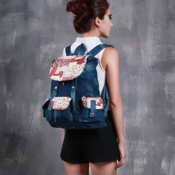 

Canvas Backpack for women Ladies Daypacks New cute oxford big Bag 2019 Female Travel drawstring Backpack women luxury brand bags