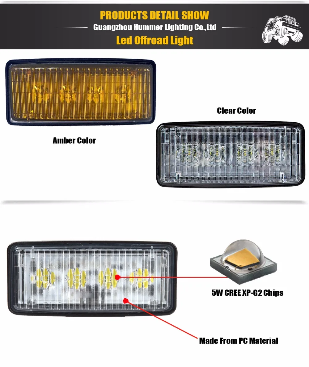 RE306510 R161288 RE340681 RE37450 12V 24V белый объектив СИД Тракторные светильник s для John Deere 12V 24V Led сельскохозяйственных работ светильник x1pc