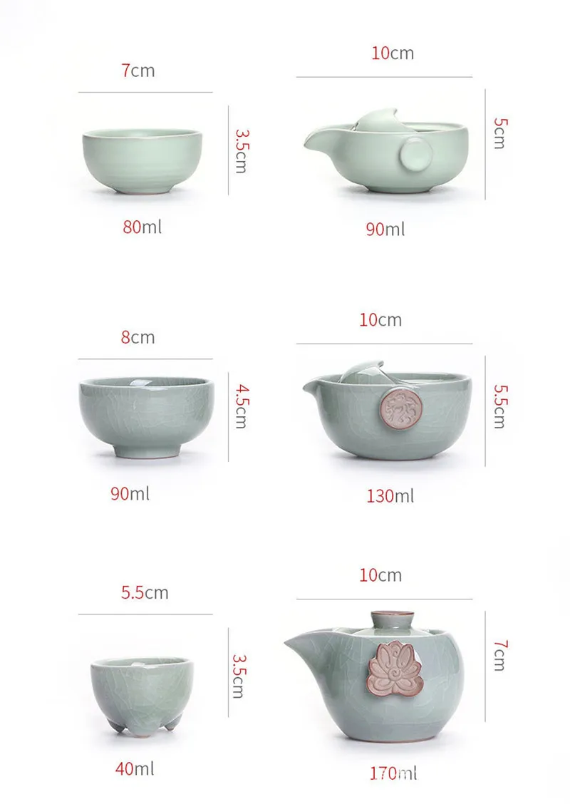 Портативные керамические чайные сервизы для дорожная чашка набор Drinkware1 горшок 1 чашки для домашнего офиса чайная посуда Винтаж GKung Fu чай aiwan Китай