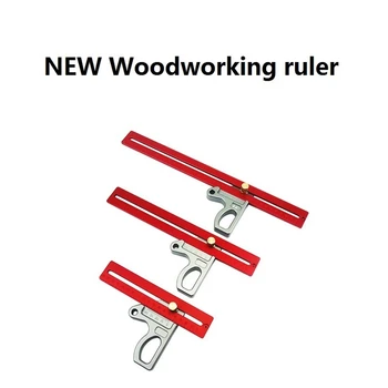 

Gauge 200/300/400mm 45 Degree Ruler Woodworking Ruler Height Ruler Woodworking Scribe Woodworking Scribe New Style MeasuringTool