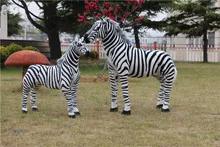 smaller creative simulaiton zebra toy plush zebra model doll gift doll about 80x70cm
