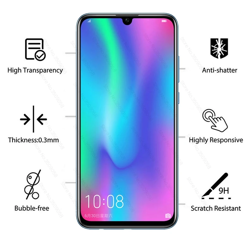 Защитное стекло на honor 10 lite защитные очки для honer фото телефон Защитная пленка