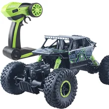 2017 4WD 2.4 GHz Rally de Los Rastreadores de Rock Rc escalada de Coches 4×4 Motores dobles Bigfoot Coche de Control Remoto de Juguete Modelo de Vehículo Off-Road 004