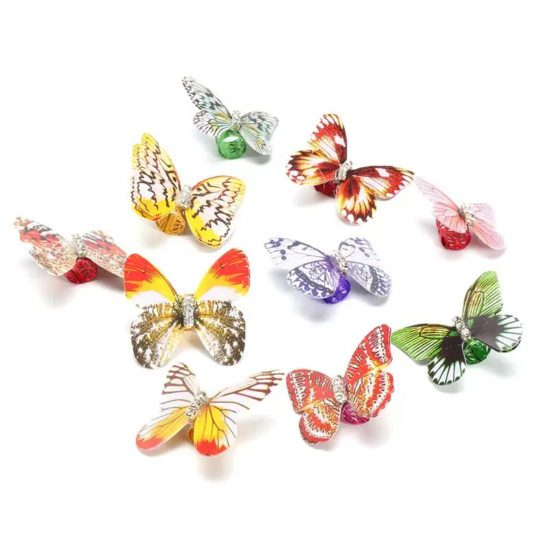 10Pcs Butterfly Hair Braid Dreadlock Beads Colorful Hair Cuffs Clips Rings Tube Tiara Crow Hairbraid Hairstyling Tool 10Pcs Butterfly Hair Braid Dreadlock Beads Colorful Hair Cuffs Clips Rings Tube Tiara Crow Hairbraid Hairstyling Tool