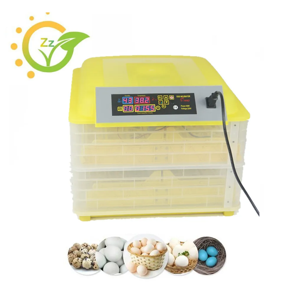 

Chinese incubator Digital Temperature Control automatically egg tray incubator chick brooder egg hatching machine price