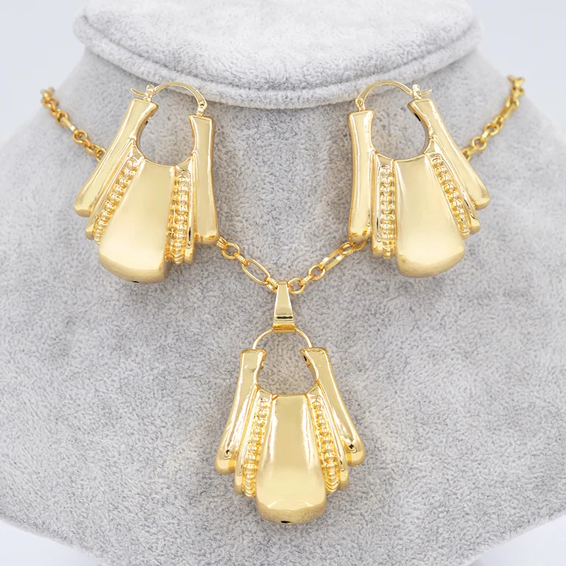 Sunny Jewelry массивные ювелирные изделия 2020 большие серьги кольца ожерелье Женские