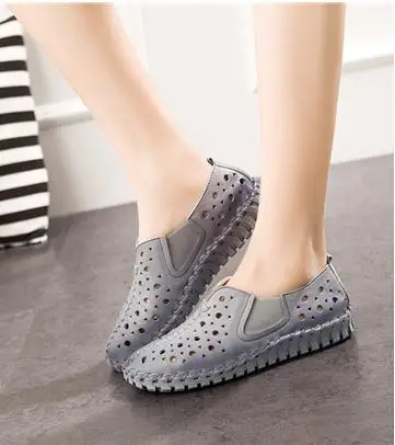 leather summer shoes ladies