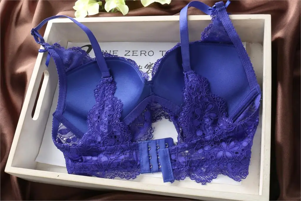 Sexy Lace Bra Adjustable Floral Lace Soft Rims Bra Set Push up Lingerie Women Underwear Sets