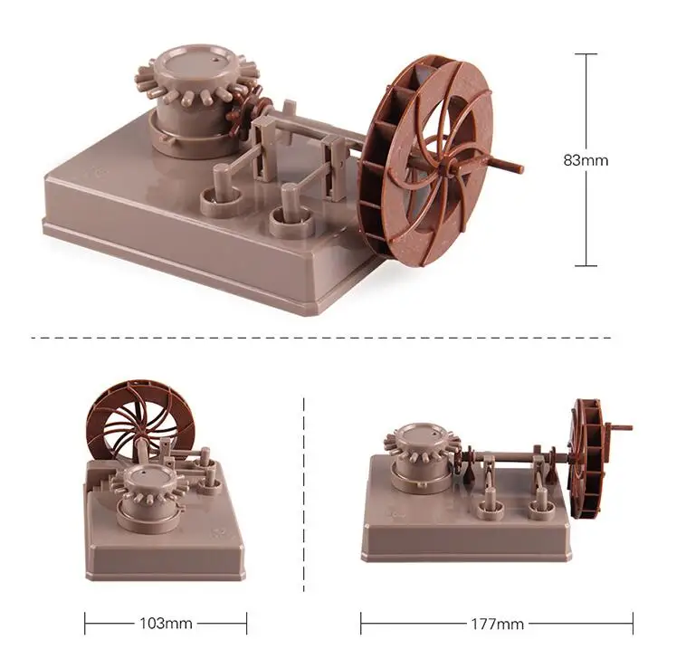 Водяная мельница водное колесо дети физика научная обучающая модель стоматолога ресурсы наборы для экспериментов развивающие принадлежности креат игрушка