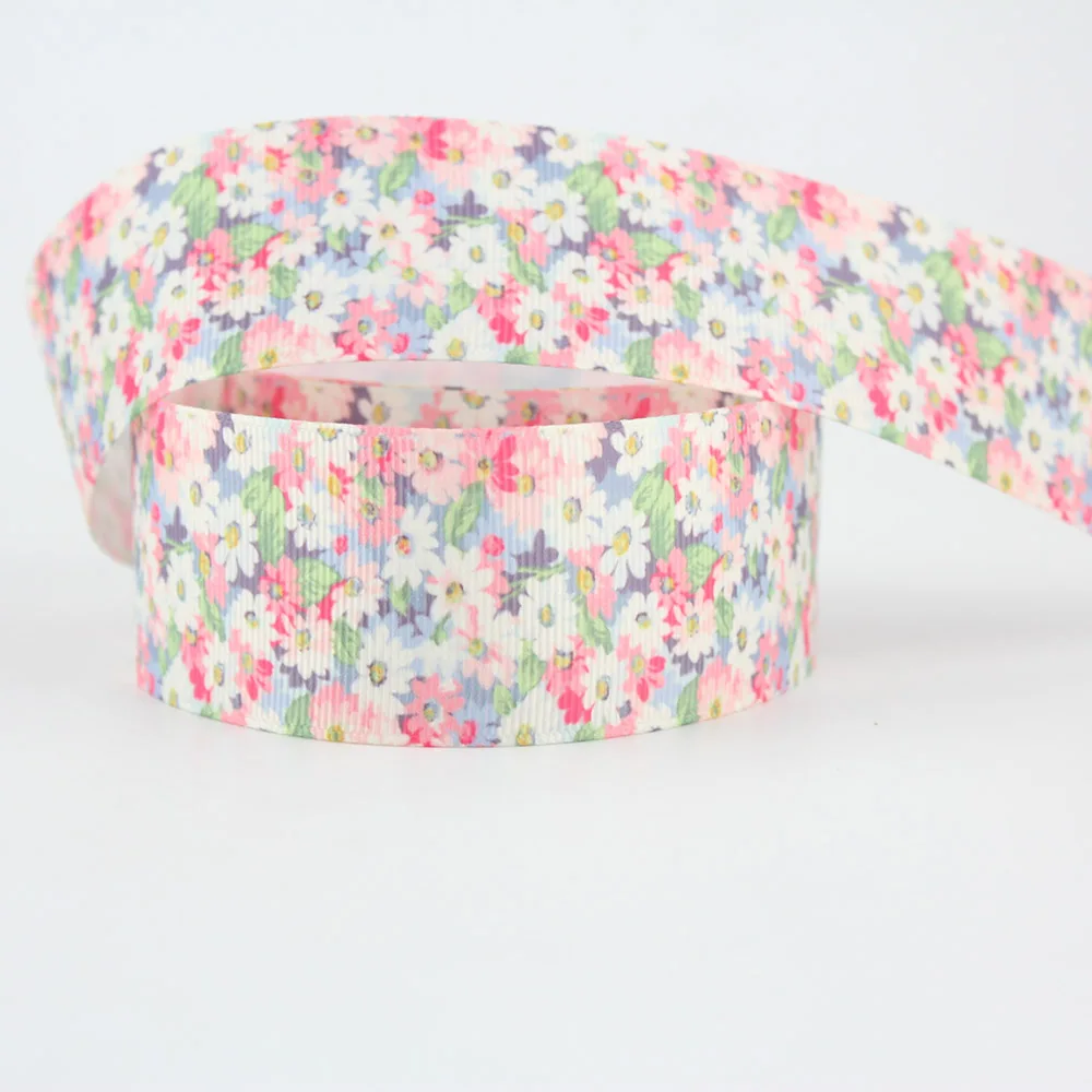 floral printed grosgrain flower ribbon (8)