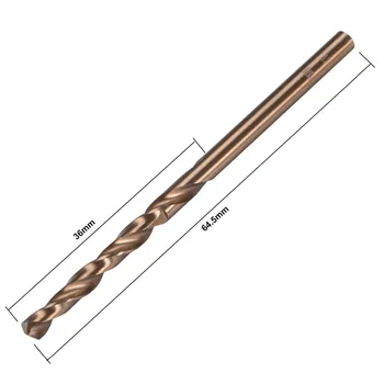 

UXCELL 15pcs/lot HSS Co M35 Steel Metal Wood Working 2/2.5/3/3.2/3.5mm Twist Drill with Titanium Coated High Speed Steel Bit Hot