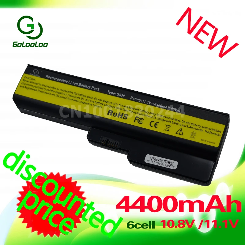 

Golooloo laptop Battery for Lenovo G455I G455L G530 G530A G550 G530G G530L G530M G555A G555G G555L G555M G550G G550L G550M G555