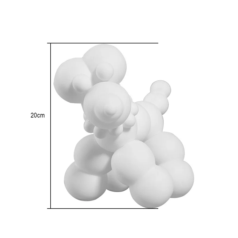 DIY Toy Paint DIY Viniyl Figure Mini DIY White Blank Dog DIY Figure