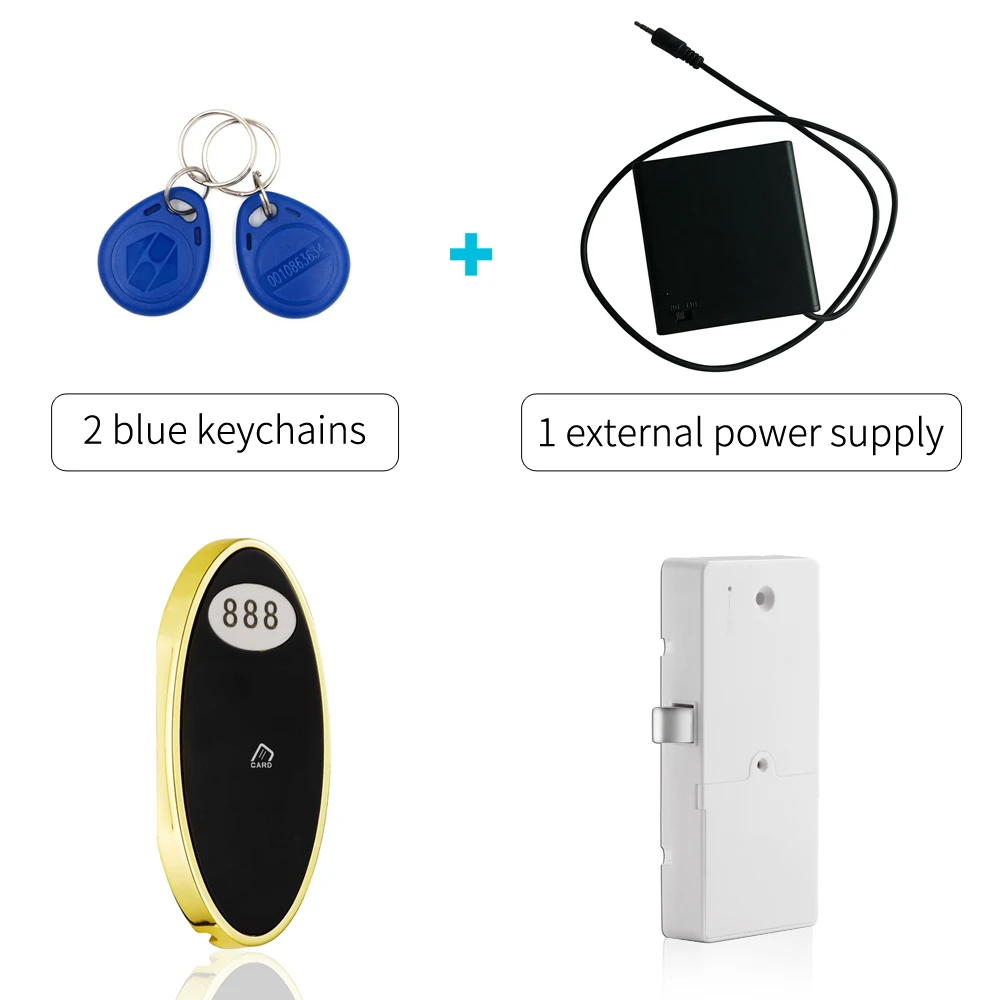 

Furniture Security Digital Electronic Cabinet Lock Smart Keyless RFID Card Cabinet Locker Lock