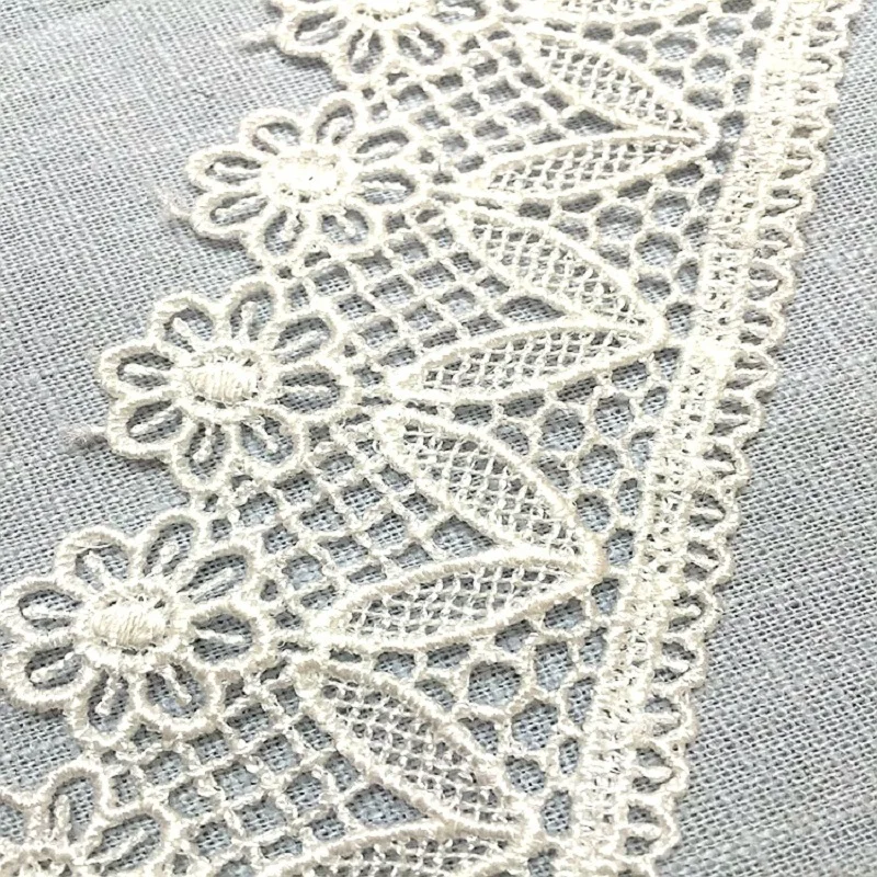 

2yards 53mm Lace Ribbon Handicrafts Embroidered Lace Fabric Trim Lace Ribbon Decorations DIY Sewing Crafts