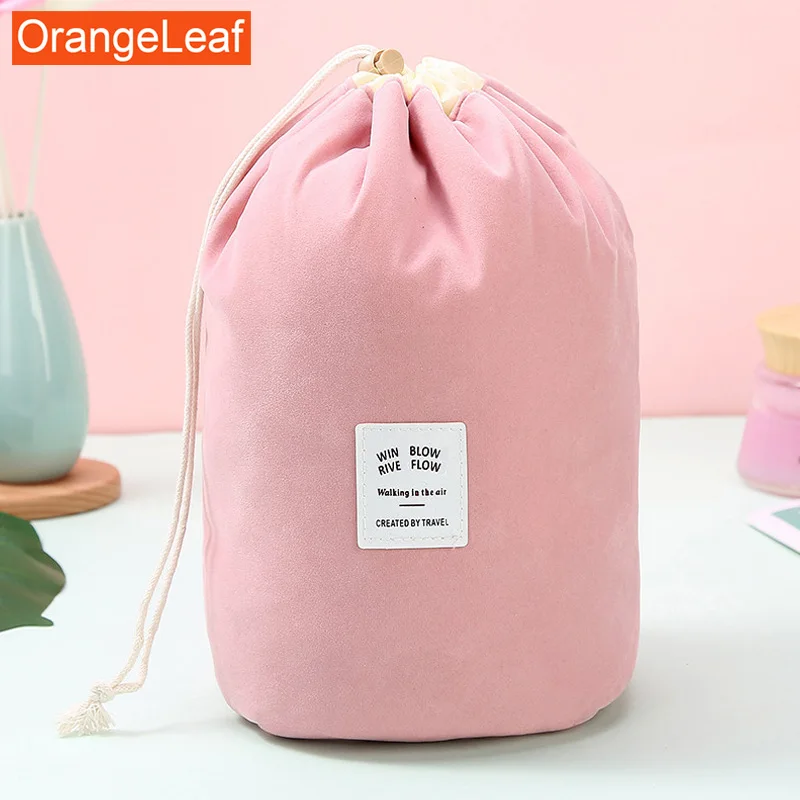 

2019 New Round women makeup bag travel make up organizer Cosmetic bag female storage toiletry kit case