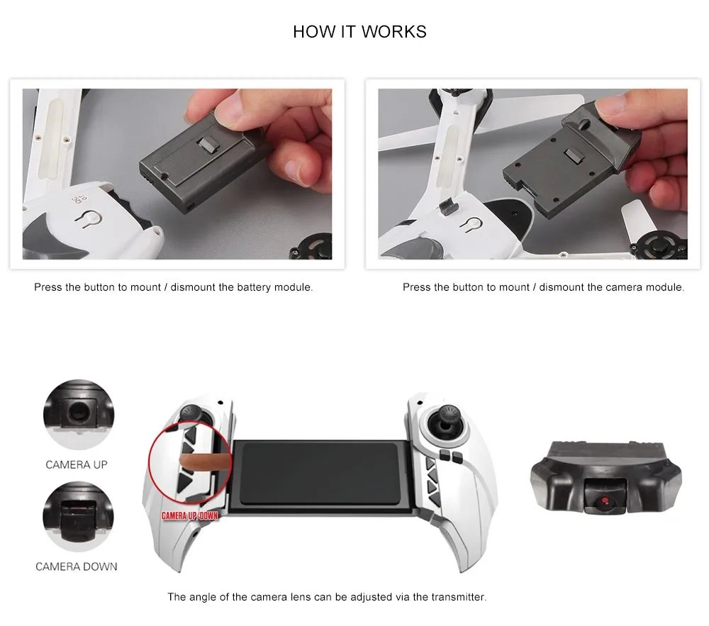 3.KAIDENG PANTONMA K80 2.4GHz 4CH 6 Axis Gyro Brushed Drone