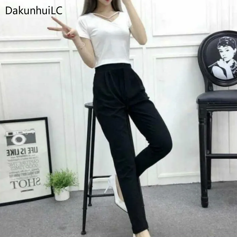 

Spring Sweatpants Women Casual Harem Pants Loose Trousers For Women Black Sweat Pants Female Plus Size M-XL