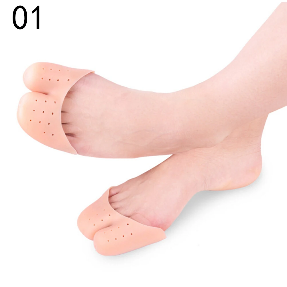 KuZHEN 1Pair Silicone Toe Sleeve Foot Protection Ballet Shoe High Heels