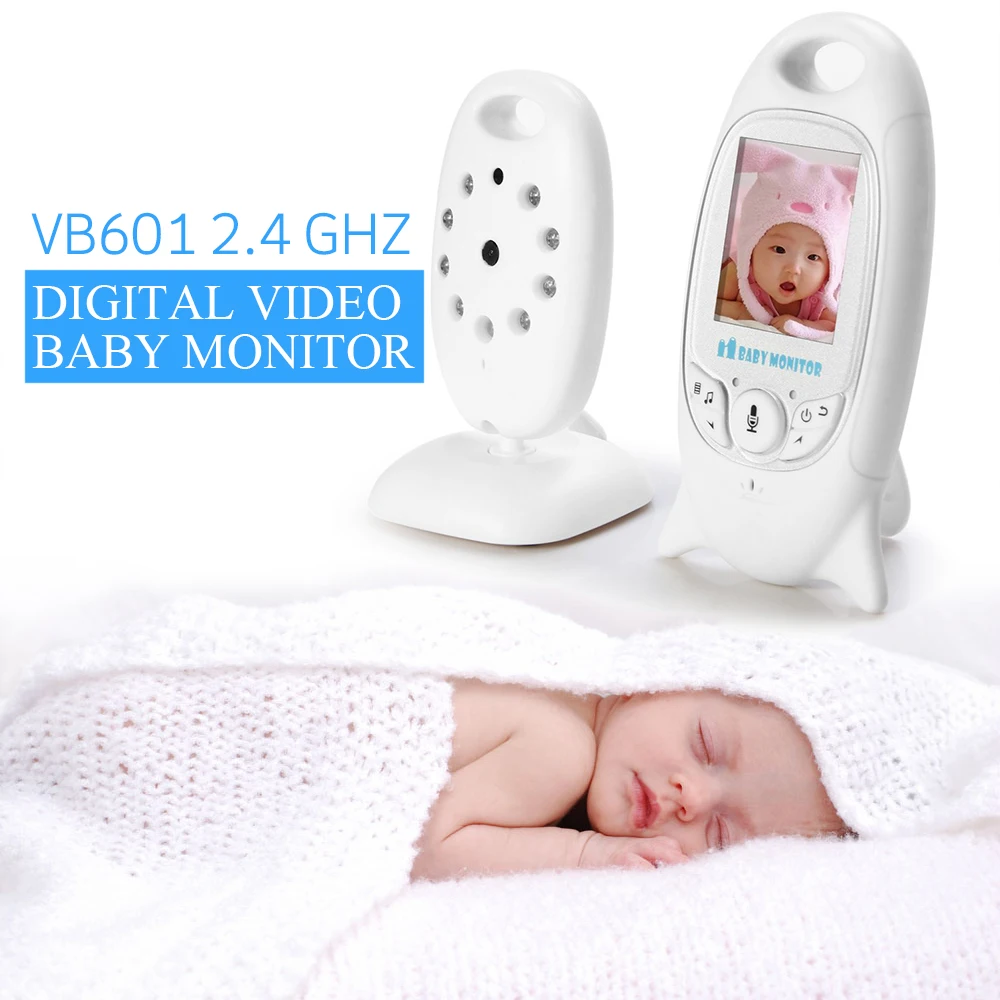 

Wireles Baby Radio Babysitter VB601 Infant 2.4GHz Digital Video Baby Sleeping Monitor with Night Music Temperature Display Nanny