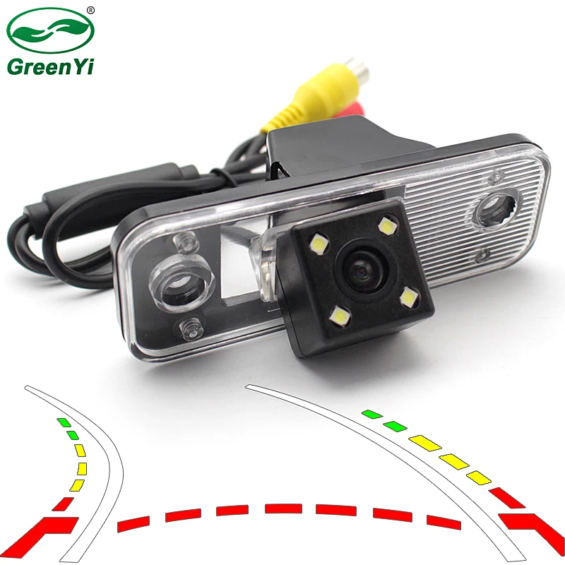 

Dynamic Trajectory Tracks Parking Line Rear View Backup Camera For Hyundai Azera Santa Fe IX45 2001-2012