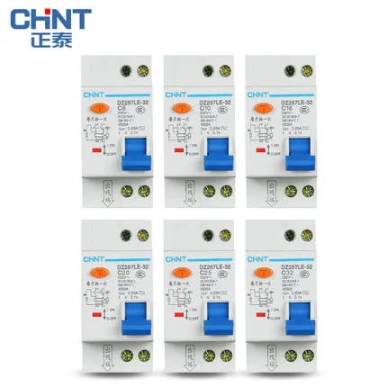 

CHNT CHINT Leakage Protection Double Into The Double DZ267LE 25A Circuit Breaker Accounted For Two Home Leakage Air Switch