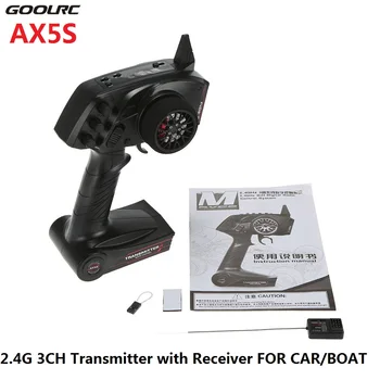 

GOOLRC Brand AX5S 2.4G 3CH AFHS Radio RC Transmitter with Receiver for RC Car Boat