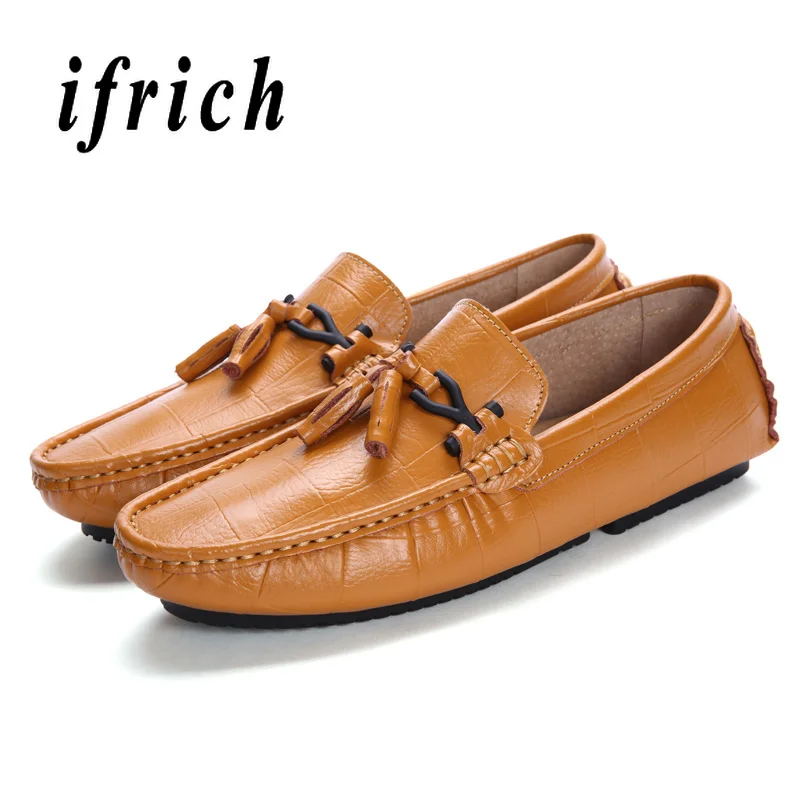 

Man Casual Loafers Black Blue Mens Tassel Loafers Spring Autumn Driving Male Loafers Lightweight Elegant Shoes For Men