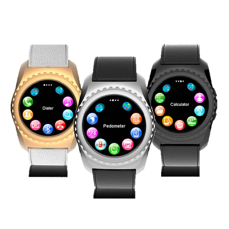 

New Arrival 912 Bluetooth Smart Watch SIM/TF Card for IOS Android Phone with Camera Pedometer Men Women Sport Leather Wristwatch