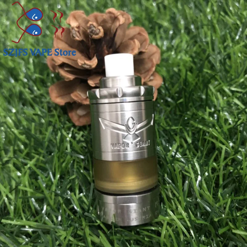 Паровой гигантский комплект Vapor Giant v5S 23 мм RTA объем 6 мл 316 ss nfinitely Регулируемый