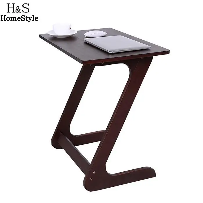 

Wood Style Z Table Portable Stable Snack Bamboo Table for Home Laptop Table Foldable Notebook Desk