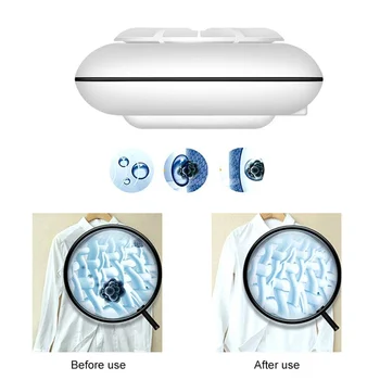 

DC 5V USB DC 5V Portable Mini Ultrasonic Washing Machine Washer Dryer Laundry Travel