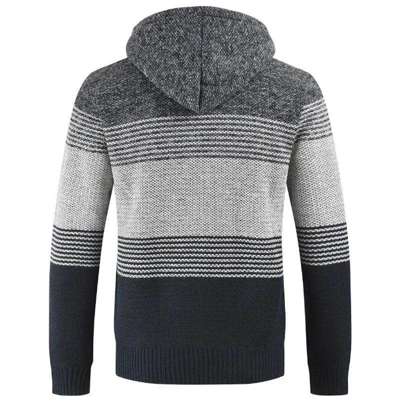 Men new warm knitted cardigan Hot Selling Promotion Streetwear top coats warm hooded sweater drop ship fashion jacket Men new warm knitted cardigan Hot Selling Promotion Streetwear top coats warm hooded sweater drop ship fashion jacket