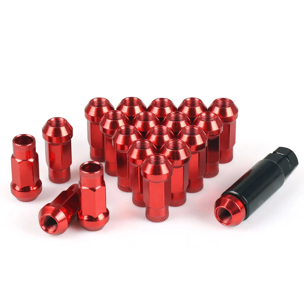 Гайки для колес M12x1.5/M12x1.25 железные гайки гонок 20 шт. 47 мм винтовые гайки|racing lug nuts|lug