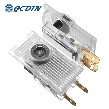 

QCDIN for VAUXHALL LED Car Logo Door Lights Laser Decoration Shadow Projector Light for Vauxhall Insignia Antara