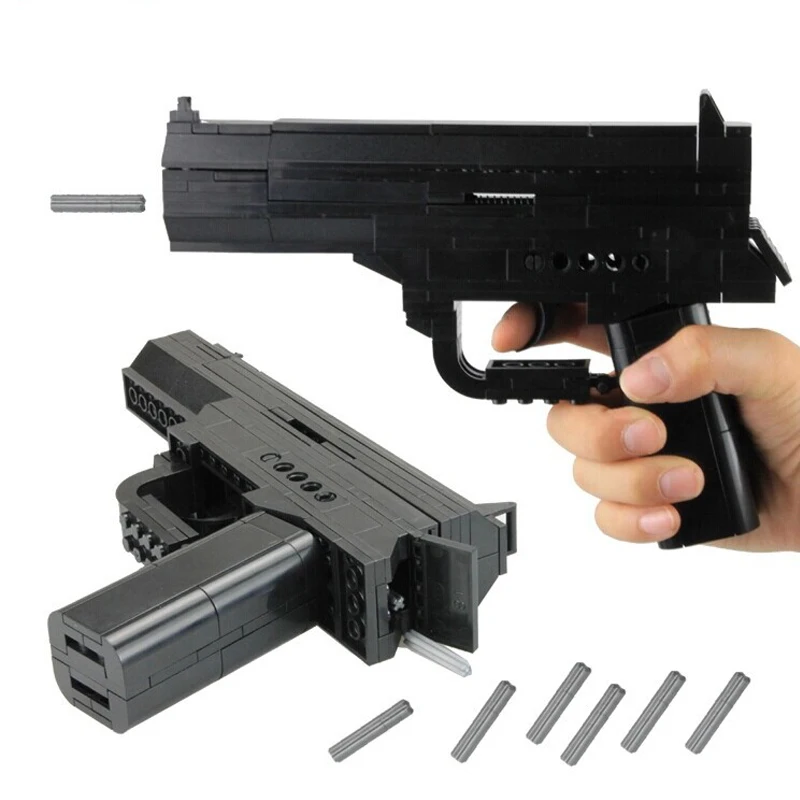 

2016 NEW 167pcs Military series Bricks pistols DIY Assembly Kit Basic Building Block Set Gift Enlighten Kids Toys