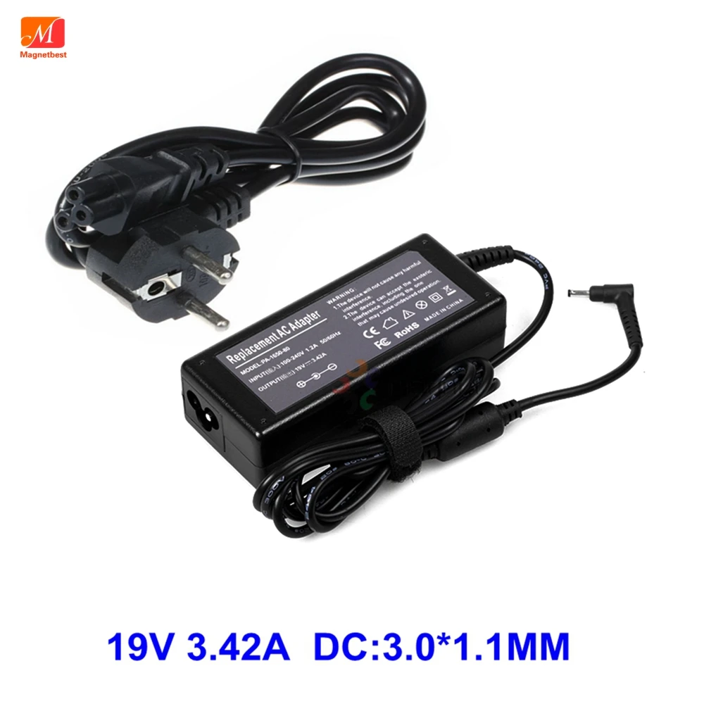 

AC DC Laptop Adapter for LG Gram 15Z970 15U34 notebook Ultrabook 19V 3.42A Charger Power Supply With AC Cable