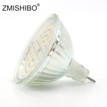 通販 ZMISHIBO LED MR16 GU5.3 電球 12 V 60LED 超高輝度カップランプリビングルームスポットライト SMD2835 ウォーム/コールド白角 120 度