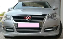 July King LED Daytime Running Lights DRL With Fog Lamp Cover, LED Fog Lamp Case for Volkswagen Passat Magotan B6 2007~2011, 1:1
