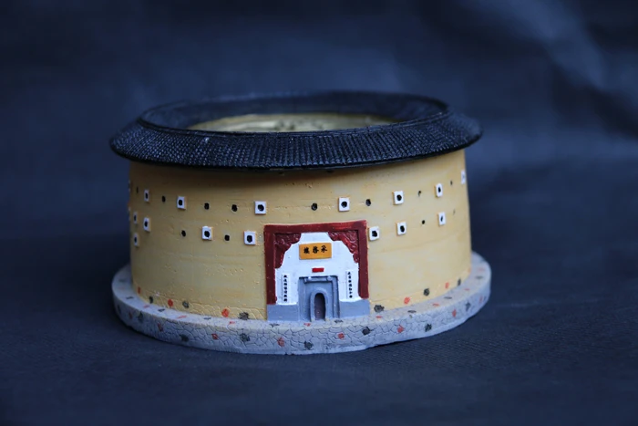 Модель Фигурки героев всемирного наследия Китай Фуцзянь Юндин Hakka Tulou