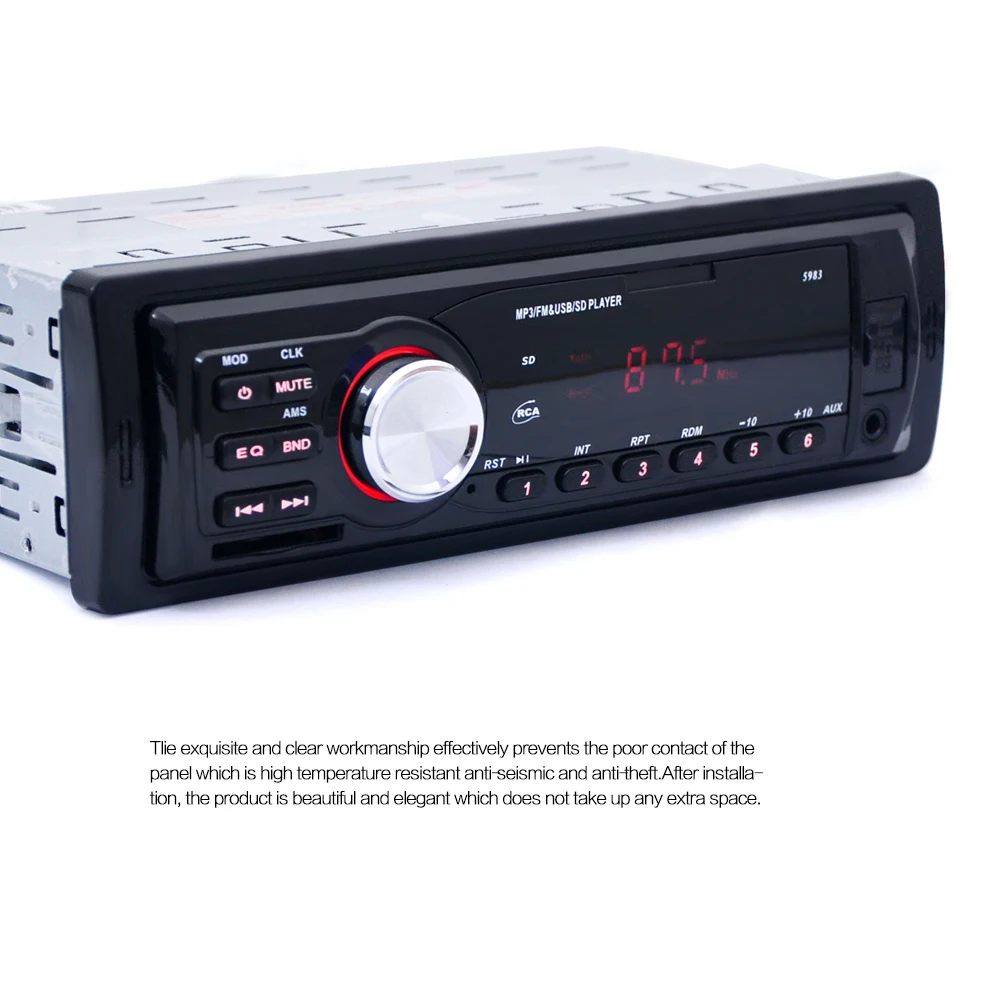 Многофункциональный Авто Радио DC12V автомобиля MP3 плеер WMA Плата декодера стандарта автомобильный аудиоплеер высокого качества